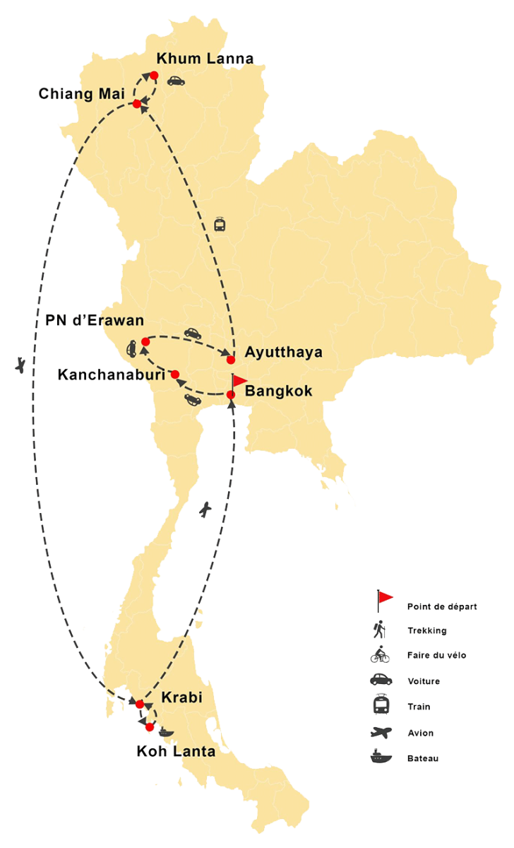 Trésors du Siam et farniente à Koh Lanta 14 jours