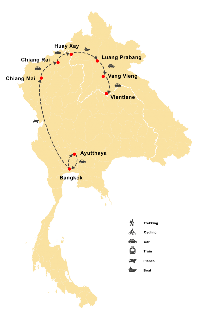16 Days Thailand & Laos Via Huay Xay Border