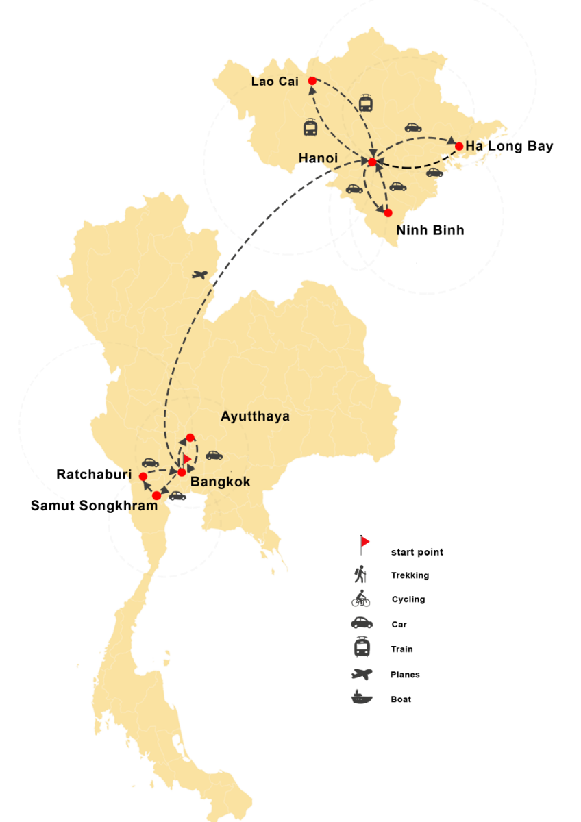 Immerse in Brilliant lands of Bangkok & Northern Vietnam in 11 Days