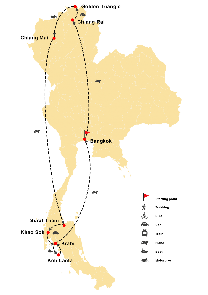 Less Visited Thailand 17 Days 16 Nights