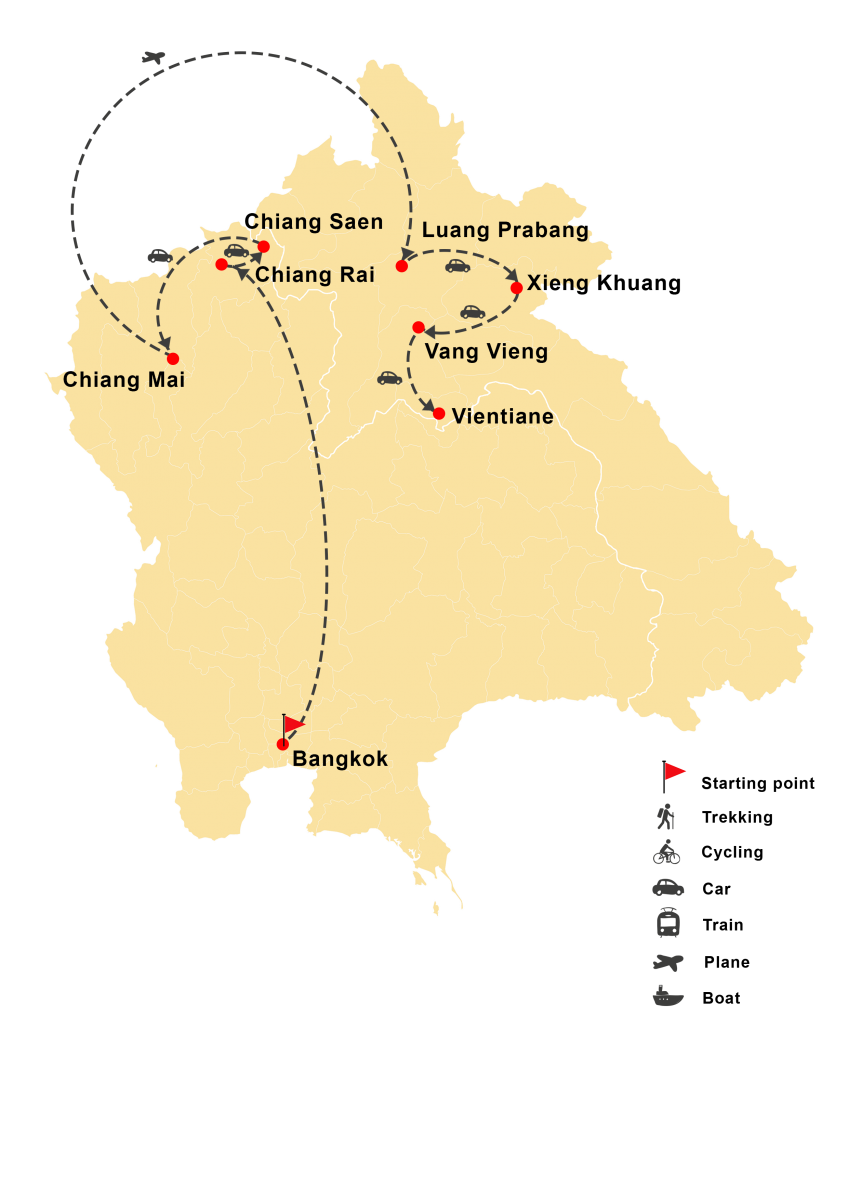 Thailand Laos 18 Days
