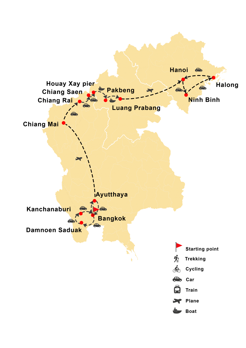 Thailand - Laos & North of Vietnam 21 Days 20 Nights